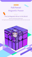 CuberShop GAN Mirror M Cube UV Coated, 2022 New Version, Magnetic Mirror, 3x3 2022 Magnetic Speed Cube Puzzles, Purple Color Funny Cube, GAN Irregular Magic Cube in 2022 — 5