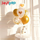 JOYYPOP 4 Sets Balloon Stand Kit For Table, Balloon Sticks with Bases | 4 Pack Clear — 8