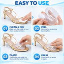 KTSAY Metatarsal Pads Women, Gel Ball of Foot Cushions for Pain Relief in Shoes, Non-Slip Heel Inserts, One Size Fits All (Clear, 2 Pair(Pack of 1)) 7