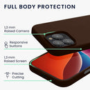 kwmobile Case Compatible with Apple iPhone 16 Pro Max Case - TPU Silicone Phone Cover with Soft Finish - Chocolate — 4