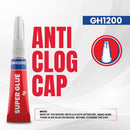 4 Gram x 8 Strong Super Glue All Purpose with Anticlog Cap. Super Fast & Strong Adhesive superglue, Cyanoacrylate… — 4