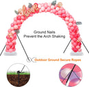Chamvis Balloon Arch Kit, 9FT Height & 10FT Width Adjustable Balloon Arch Stand Frame Garland Stand: Wedding Baby Shower Birthday Photo Backdrop — 5