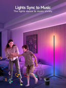 Tyute Corner Floor Lamp, RGB LED Corner Lamp with Music Sync, Smart App and Remote Control Color Changing Ambience… — 4