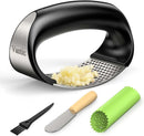Vantic Garlic Press Rocker - Stainless Steel Garlic Crusher, Mincer and Chopper with Peeler & Scraper, Easy Kitchen… — 1