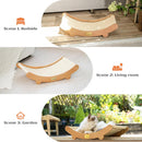 CHEERHOME PETS Sisal Cat Scratcher Bed Indoor Wooden Cat Furniture (Large) — 7