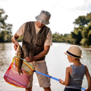 PLUSINNO Kids Fishing Net, Telescopic Lightweight Landing Net with Aluminum Pole Handle and Nylon Mesh, Catch and Release Butterfly Net for Kids Youth Outdoor | 1 Pack-Blue — 6