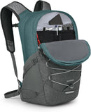 Osprey Quasar 26L Commuter Backpack, Cascade Blue/Coal Grey Heather — 7