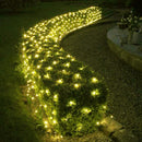 Led Christmas Net Lights for Bushes, 132LED 6FT x 6FT Connectable UL Certified Net Lights for Bushes Tree Shrubs Xmas Trunk Green Wire Christmas Decorations — 8