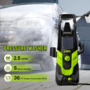 Pressure Washer, Portable Power Washer, 4 Quick Connect Nozzles, High Pressure Cleaning Machine for Car Fence Driveway Patio Washing and More(Light Green) — 2