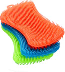 3PCS Silicone Dish Sponges, Multi-Purpose Kitchen Gadget Brush — 1