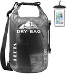 HEETA Dry Bag Waterproof Backpack with Phone Case 20L | Black — 1