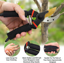 Kynup 3Pack Pruning Shears, Garden Shears, Pruning Shears for Gardening, Gardening Shears Scissors Clippers, Garden Tools Set with Gloves, Stainless Steel, Soft Grip Handle | Classic — 3