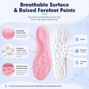 4D Cloud-Like Comfort Soles for Women - Soft Memory Foam Cushioning Insoles - Trim to Fit Steppers Insoles with Arch Support for Foot Pain Relief and Fatigue Reduction (Pink, US W 6.5-9) — 4