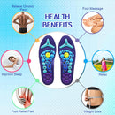 Glitopper Acupressure Magnetic Insoles,Blue,M(Men 8-11/women 9-12) — 3