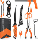 KastKing SteelStream 8pc Fishing Tool Kit, Fishing Gear and Gifts for Men — 1