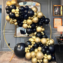 Voircoloria 110pcs Black Latex Party Balloons, 12inch | 04 Black | 12 inch - 110pcs — 5