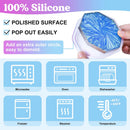 LET'S RESIN 18 Pcs Coaster Resin Molds Silicone, Coaster Molds — 4