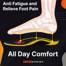 Carbon Fiber Insole with Arch Support – Plantar Fasciitis, Flat Feet, Heel Pain, Overpronation Relief, Running & Sports - Memory Foam & Breathable Fabric - Deep Heel Cup — 7