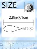Evnlo Phone Charms Strap with Lobster Clasp,Lanyard Strap Cell Phone Charm for Keychain Clasps, USB Drive DIY Jewelry Mobile Accessories Charms photo 3