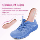 LTOHOE Memory Foam Insoles for Women Replacement Comfort 6mm Pink US 7 - 8mm Black / 6.5 — 5