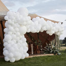 Voircoloria 130pcs White Party Balloons Garland Arch Kit, 18 12 10 5 Inch | 03 White | 5/10/12/18 inch - 130pcs — 8