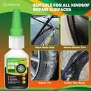 INSOIA Super Black Rubber Glue, 20g, Strong Bond, with Precision Tips — 8
