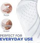 Heel Wedge Insoles for Supination & Pronation, Adjustable Gel Inserts - Clear — 4