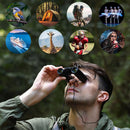 POLDR 12X25 Small Pocket Binoculars Compact for Adults — 7