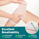 AZEN Premium 15 Pack Elastic Bandage Wrap 4 Inch, Compression Wrap Bandage for Legs, Lymphedema Wraps for Legs, Ankle, Knee, Tummy, Body, Latex-Free - D-15p — 5