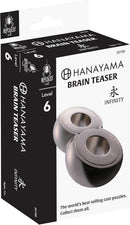 BePuzzled | Infinity Hanayama Metal Brainteaser Puzzle Mensa Rated Level 6, for Ages 12 and Up — 3