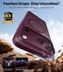 TORRAS Burgundy for iPhone 18 Pro Max Case with Magnetic Stand Slim photo 5
