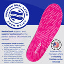 PowerStep Pinnacle Pink Orthotics for Women, Arch Support Inserts, Plantar…