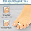 VIVEsole Hammer Toe Crest Cushion & Buttress Pad - Reduces Pressure from 4