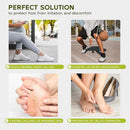 Bukihome Moleskin Adhesive Pads for Feet - Blister Prevention Tape - Moleskin Padding for Blisters, Shoes, Toes, Heel, Reduce Friction Pain - 11 Sheets of 4 Shapes (22 Pieces Total, Beige) | 11 Sheets (22 Pieces Total) — 5
