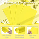 Lemon Yellow Cardstock Paper 8.5 x 11, 40 Sheets Cardstock Printer Paper | 8.5x11 IN-40 Sheets — 3