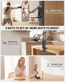 OMOTON TP02 Magnetic Phone Tripod for MagSafe, 360° Pivot, Clamp & Stand photo 2