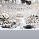 3 Pack Silver Plastic Tablecloth, Disposable Rectangle Table Covers, Holographic Metallic Foil Tablecloth Silver Party Supplies Decorations for Birthday Graduation Disco Bachelorette, 54x108Inch — 6