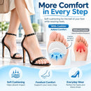 KTSAY Metatarsal Pads Women, Gel Ball of Foot Cushions for Pain Relief in Shoes, Non-Slip Heel Inserts, One Size Fits All (Clear, 2 Pair(Pack of 1)) 3