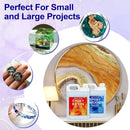 JANCHUN Epoxy Resin Kit 2 Gallon, Crystal Clear Bubble Free Resin with Pumps — 5