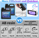 UV Resin 2000g Bulk, Crystal Clear Fast Curing Resin — 6