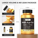 Nicpro Metallic Gold Acrylic Paint, 8.45oz/250ml Large Gold Leaf Paint | 8.45 Fl Oz (Pack of 1) — 8