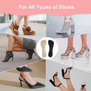 2 Pair Insoles for Heels, High Heel Shoe Gel Insoles Women - Black+beige - 2black+2beige — 6