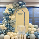 Blue Beige White Balloons Summer Coast Birthday Decor Wedding Baby Shower | Light Blue Beige | 35pcs — 2