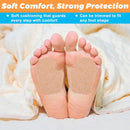 Booson 24 Pcs Metatarsal Pads Dancers Pads for Feet Felt Foot Pad 4