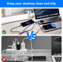 Minlu 6 in 1 Multi Charging Cable, USB A/USB C Charger Cable, 2 Pack 6Ft 6