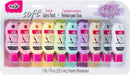 TULIP Soft Fabric Paint, Permanent Fabric Paint for Clothes, Pastel Colors, 10 Pack of 1 fl oz bottles, Matte Finish Stays Flexible after Washing | 1 Fl Oz (Pack of 10) | Pastels — 2
