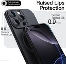 JETech Magnetic Slim Case for iPhone 16 Pro Max, Black photo 6