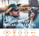 suoso Polarized Sports Sunglasses for Men: UV400 Protection Glasses Wrap Around Goggles for Driving Fishing — 5