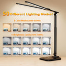 CHARYJOD LED Desk Lamp for Office Home, Height Adjustable Architect Desk Light with USB Adapter, Stepless Dimming… — 4