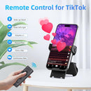 MILOUZ Remote Control Scrolling for Tiktok with Phone Stand,Page Turner for Kindle App E-Book,Bluetooth Camera Shutter Remote for iPhone, Android,iOS,iPad,Tablet (Black) photo 2